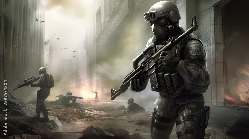 Military Gaming Art Background Wallpaper Military Gaming Art Background Wallpaper