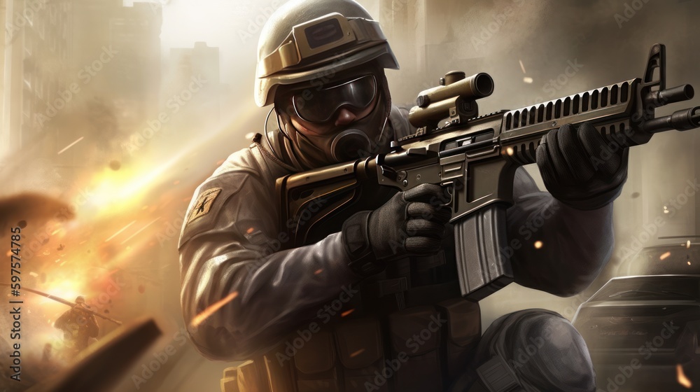 Military Gaming Art Background Wallpaper Military Gaming Art Background Wallpaper