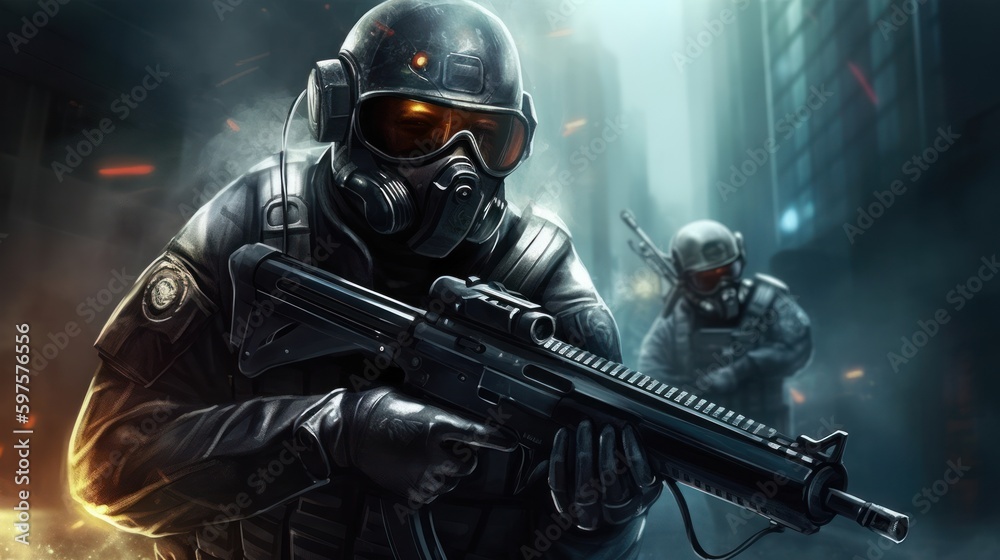 First Person Shooter Game Art FPS Wallpaper Background First Person Shooter Game Art FPS Wallpaper Background