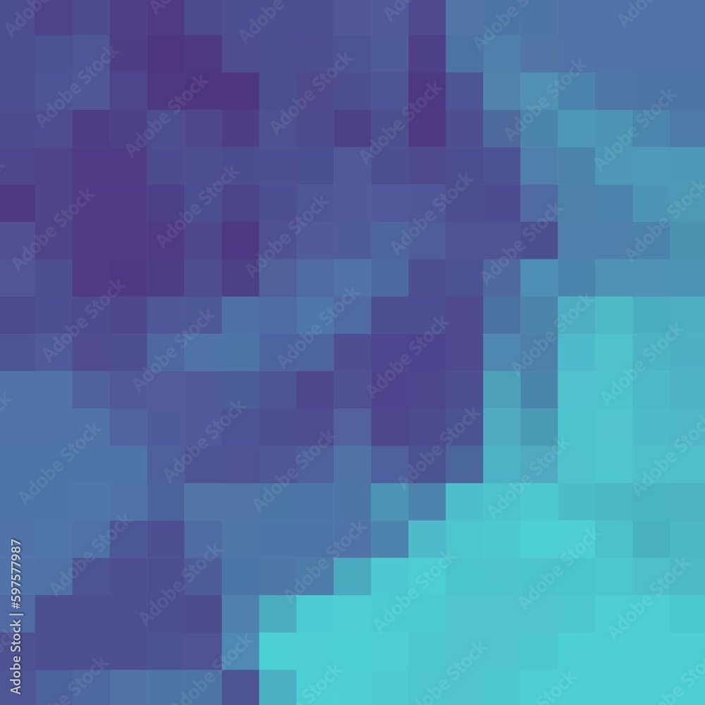 Blue pixel background. Presentation template. Vector background. eps 10