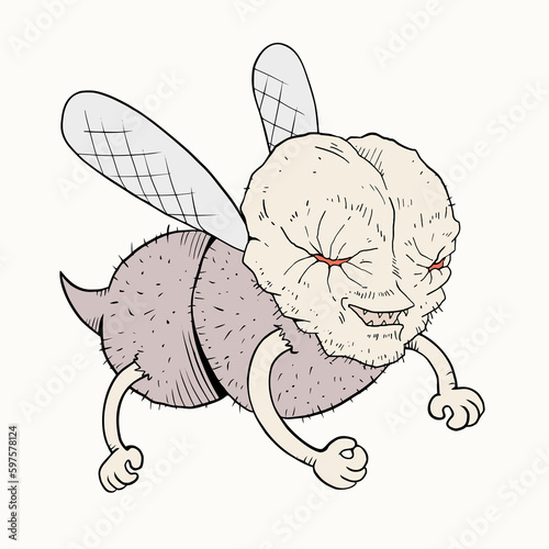 Design of mutant insect flying