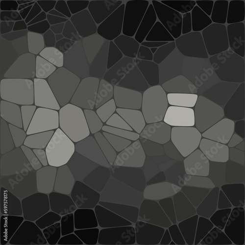 Geometric background. Presentation template. Vector background. polygonal style. Mosaic. Black pebbles. eps 10