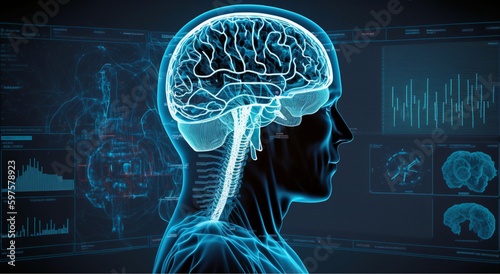 AI generated human brain 