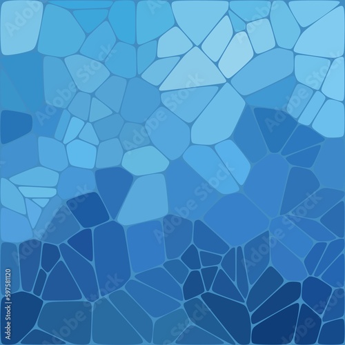 Background from blue pebbles. Presentation template. Design element. eps 10