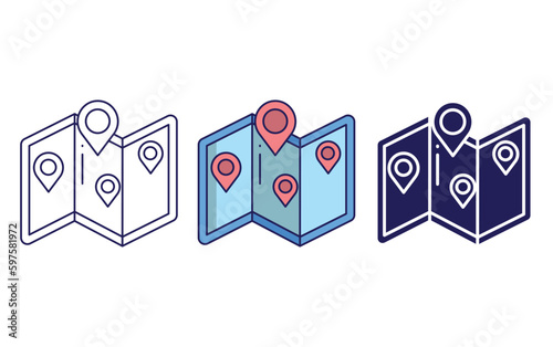 locator vector icon