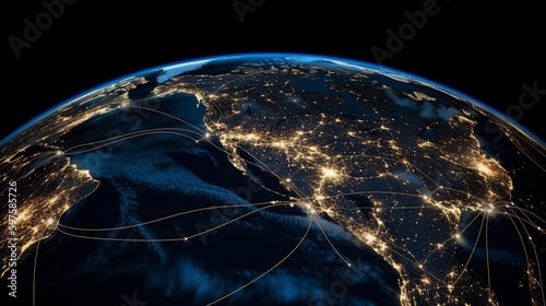 Earth from Space. Generative ai