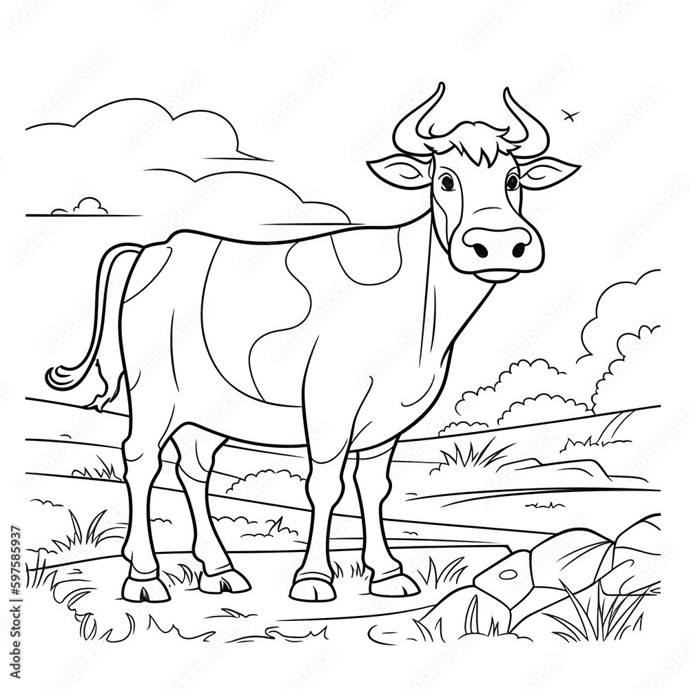 kids-coloring-page-of-a-cow-in-the-farm-that-is-blank-and-downloadable