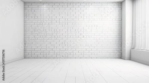 White wall background concept wall white color. Generative ai