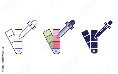 Colour vector icon