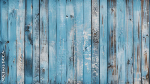 he background consists of light blue wooden planks with a noticeable wooden texture, resembling the natural grain of wood with a soft blue shade. The overall effect is that of a ba Generative AI