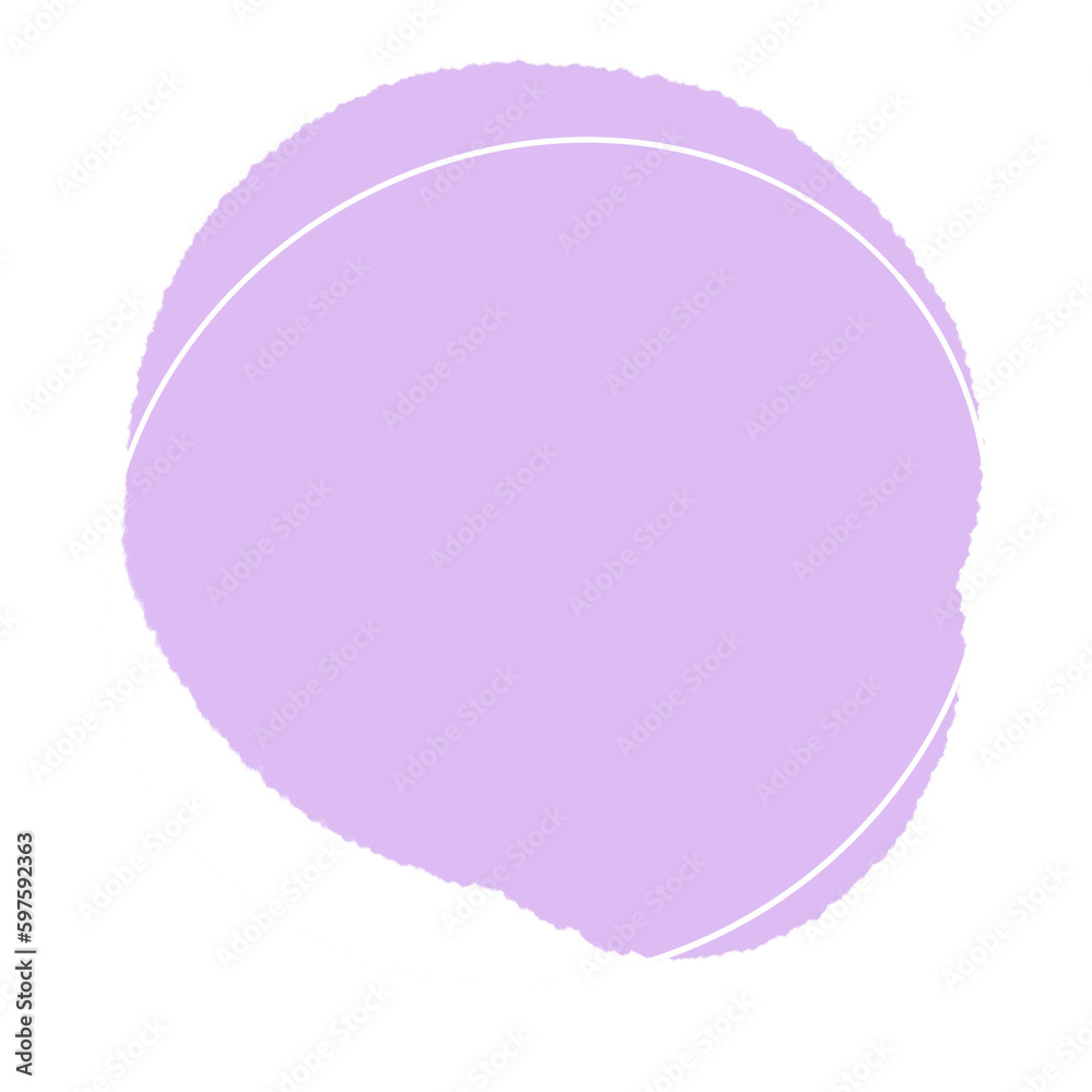 Pastel circle shape Pastel circle shape
