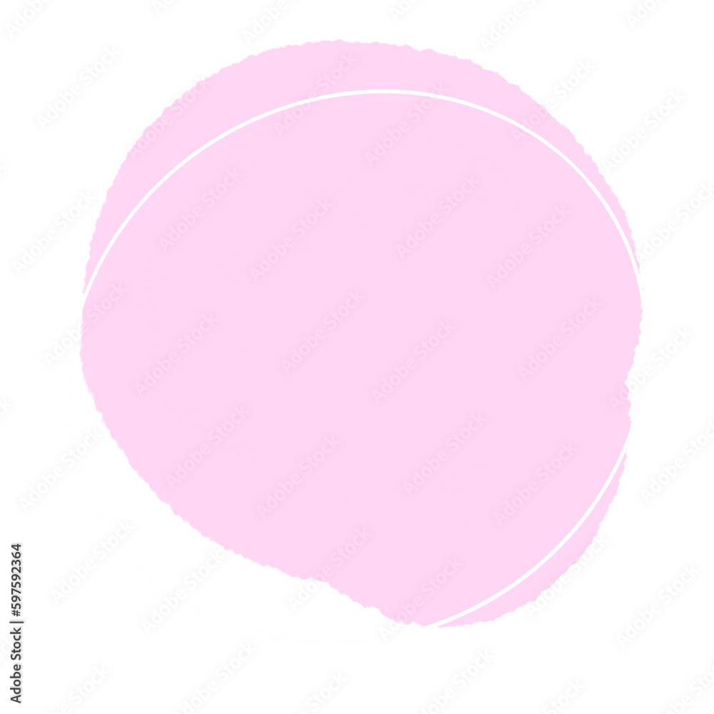 Pastel circle shape