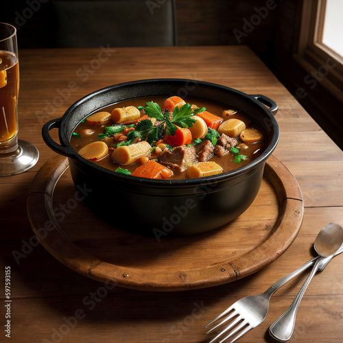 stew with carrots and potatoes