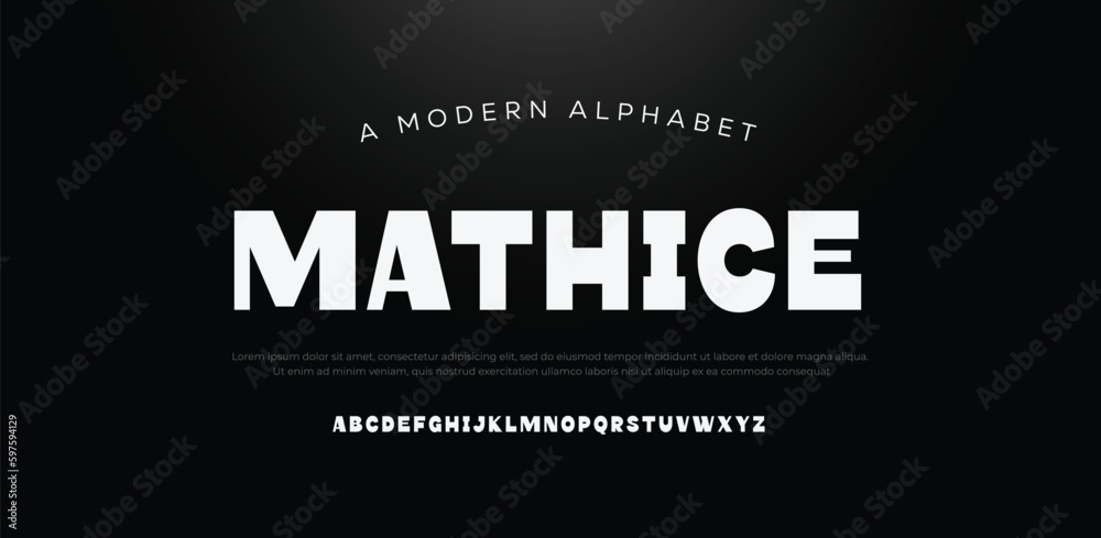 COOL Modern Alphabet Font. Typography urban style fonts for technology, digital, movie logo. vector illustration