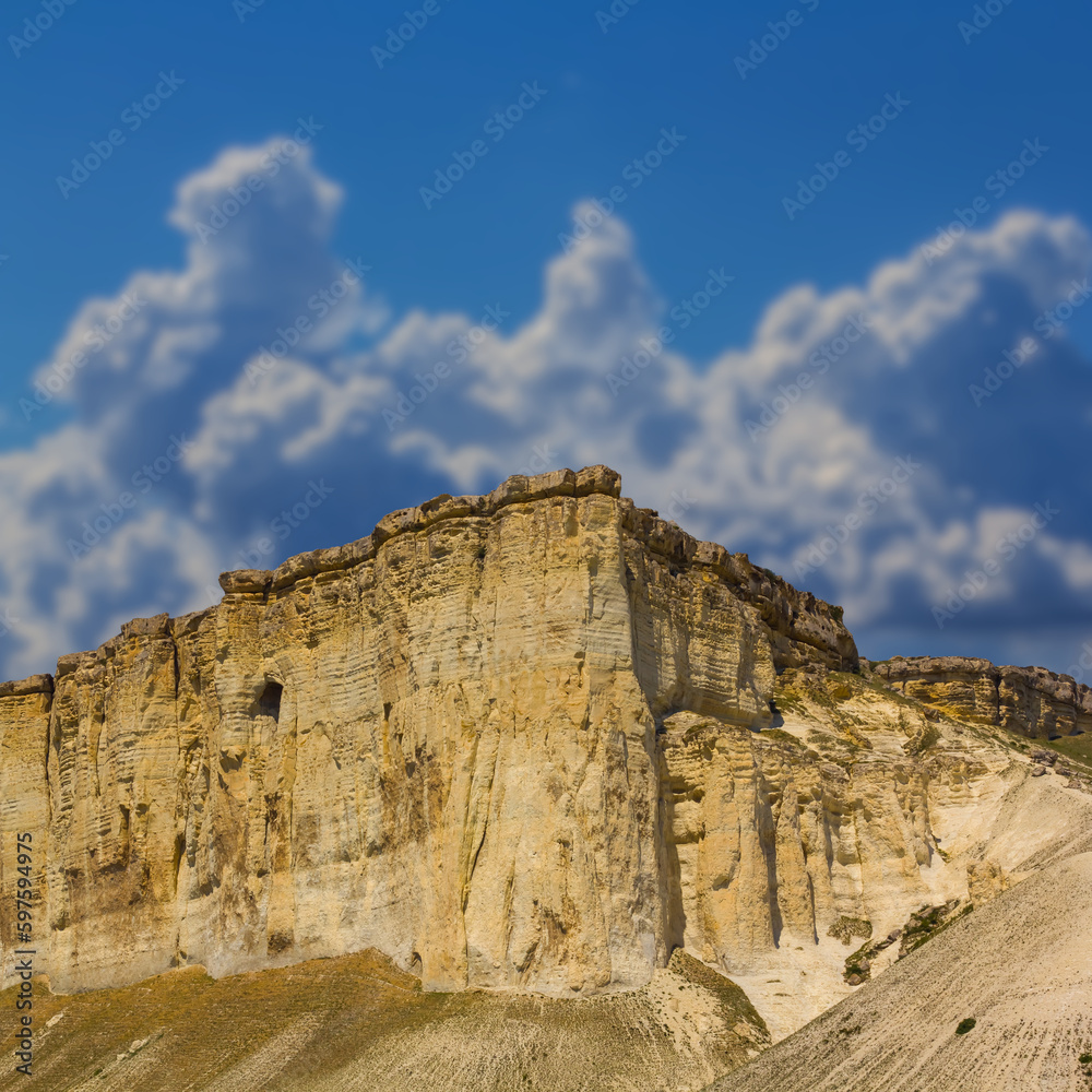 alone white mount top under cumulus clouds alone white mount top under cumulus clouds