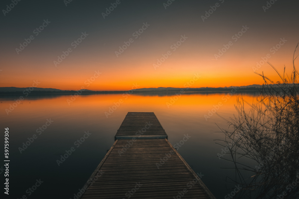 lago di varese - sunset