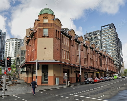 Heritage-listed The Ultimo building from 1911 in the heart of Chinatown-Haymaket suburb. Sydney-Australia-594
