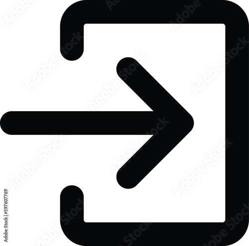 Login and Enter icon