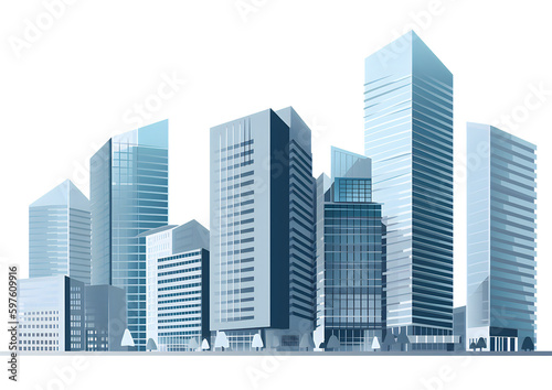 modern city skyline vector