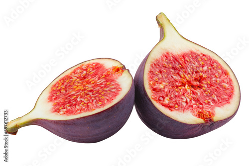 fig isolated on white background, full depth of field photo