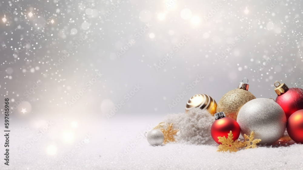Merry Christmas background. Illustration AI Generative Merry Christmas background. Illustration AI Generative