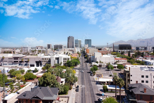 Aerial view of Tucson, Arizona USA © csfotoimages