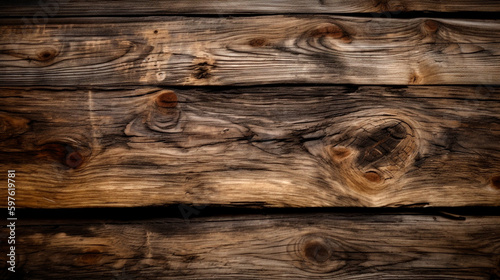 Wood texture background. Generative AI