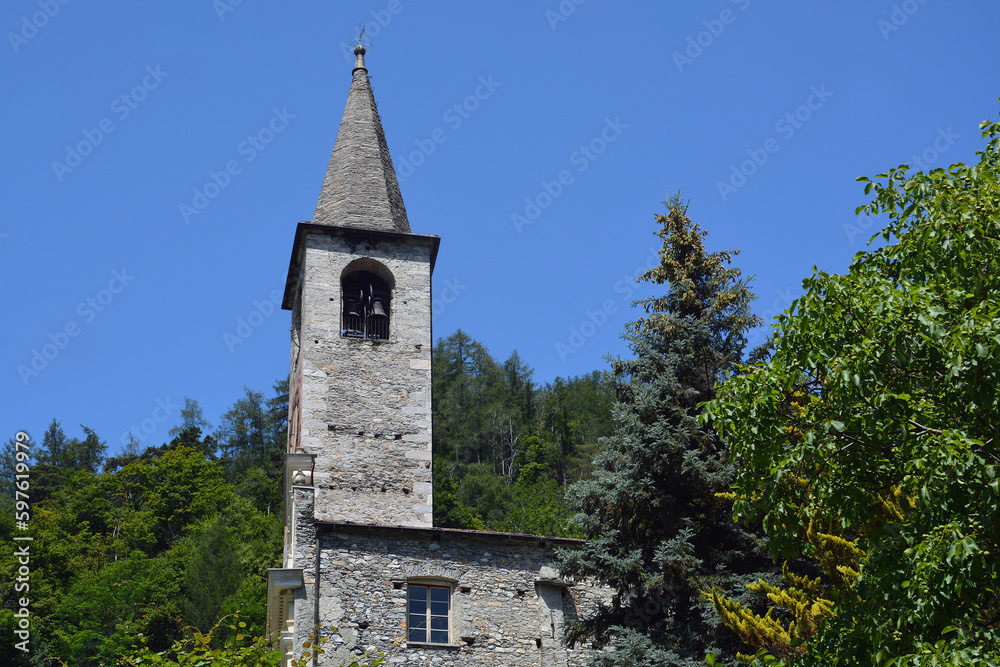 Chiesa San Remigio in Loco, Valle Onsernone, Kanton Tessin