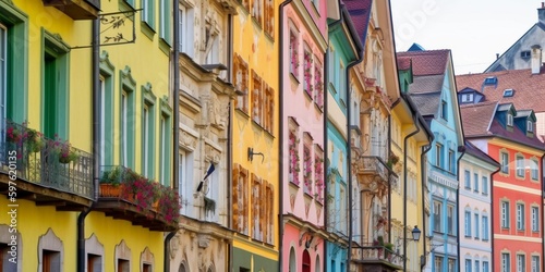 colorful houses 