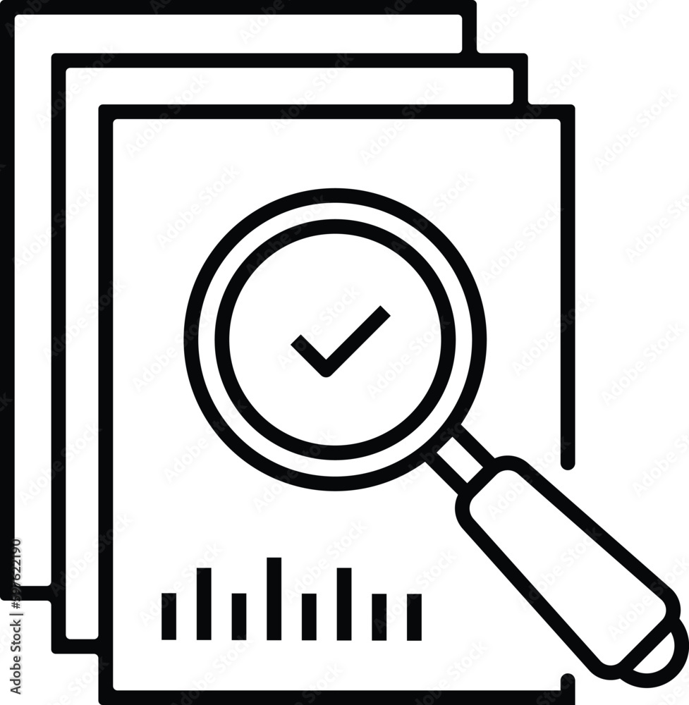 review icon, market data statistics research icon review icon, market data statistics research icon