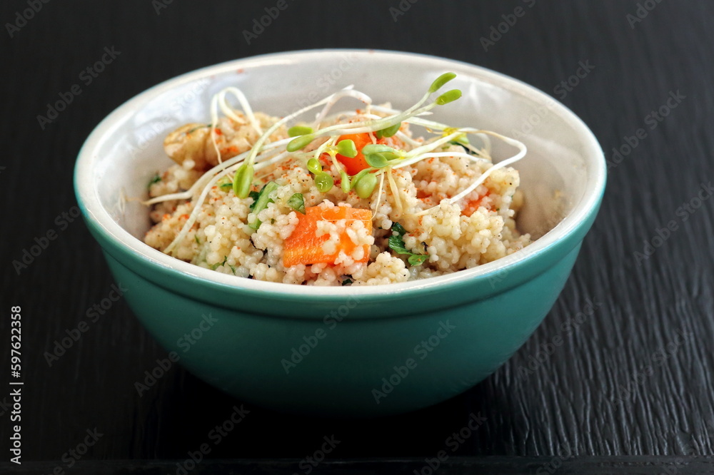 Moroccan couscous with grains