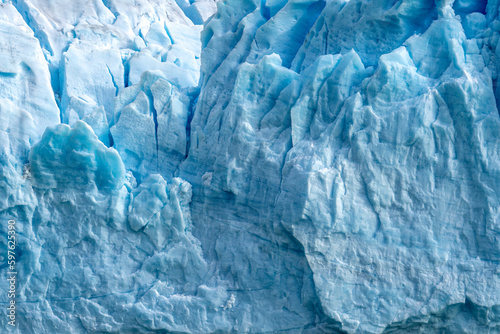 Glacier Wall, detail Natural, untouched color Upsala Glacier, Patagonia