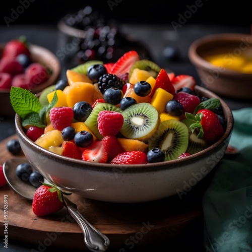 A Vibrant and Refreshing Summer Fruit Salad