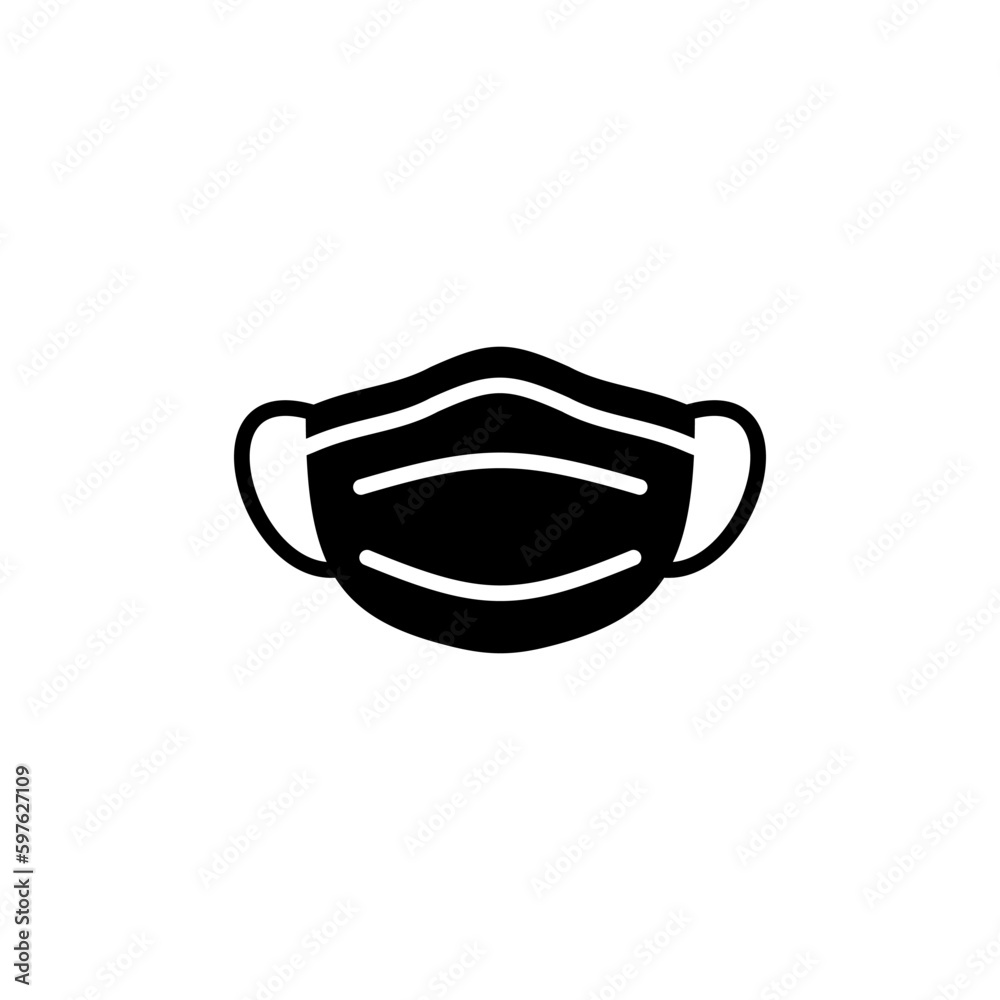 Face mask icon vector. medical Face Mask icon. Face mask icon vector. medical Face Mask icon.