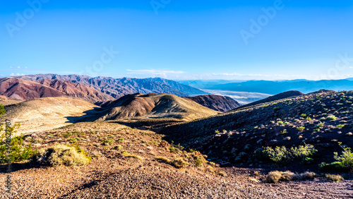 Dantes View on the Coffin Peak of the Black Mountains in Death Valley, California, USA