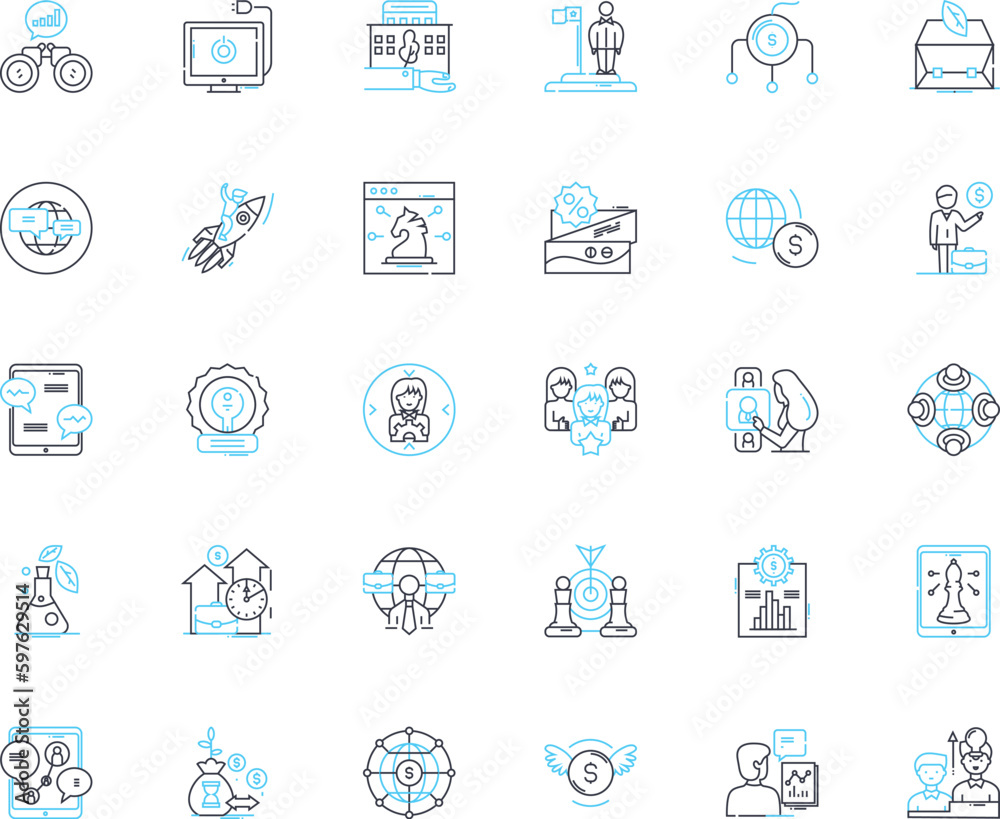 Industrial development linear icons set. Manufacturing, Production, Automation, Assembly, Machining, Fabrication, Construction line vector and concept signs. Mining,Extraction,Refining Generative AI Industrial development linear icons set. Manufacturing, Production, Automation, Assembly, Machining, Fabrication, Construction line vector and concept signs. Mining,Extraction,Refining Generative AI