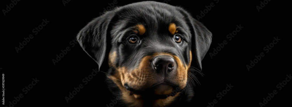 Generative AI. Rottweiler Pup. Introducing Our New Furry Family Member ...
