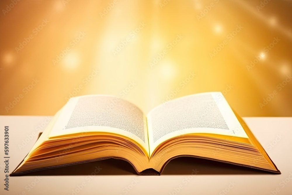 Enlightment Open Book Education Background Generative AI Enlightment Open Book Education Background Generative AI
