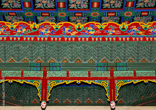 Korean Palace Interior Patterns