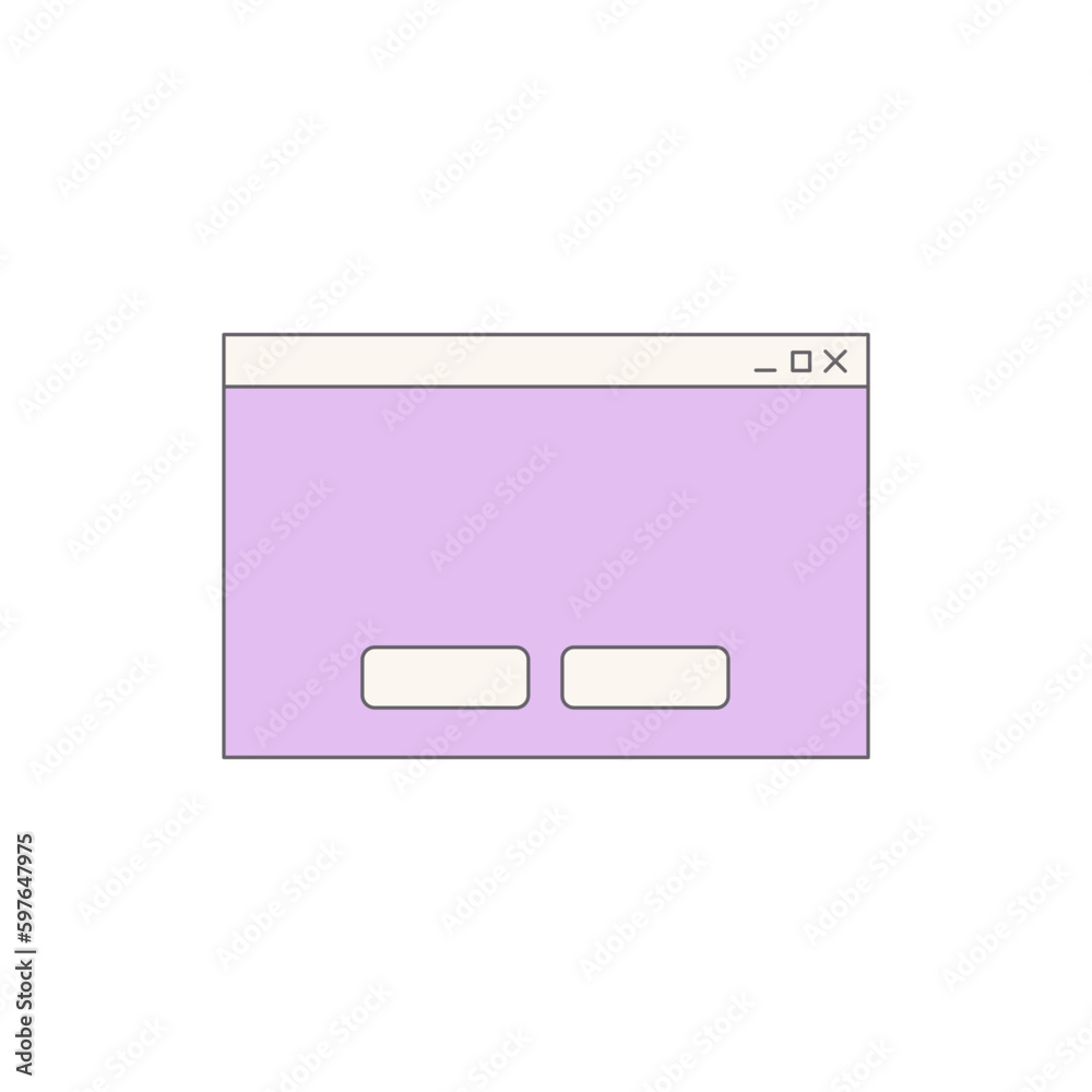 Retro UI Window Shape Retro UI Window Shape