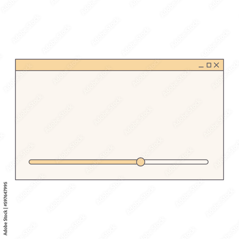 Retro UI Window Shape Retro UI Window Shape