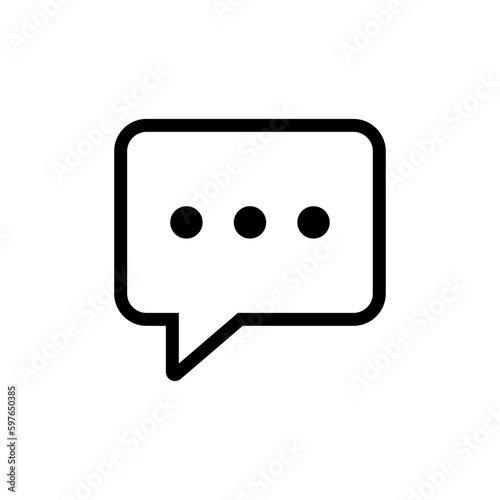 Chat message icon