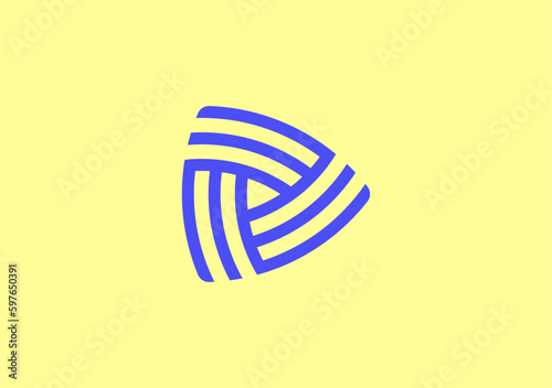 unreal logo letter P with the guitar pick symbol