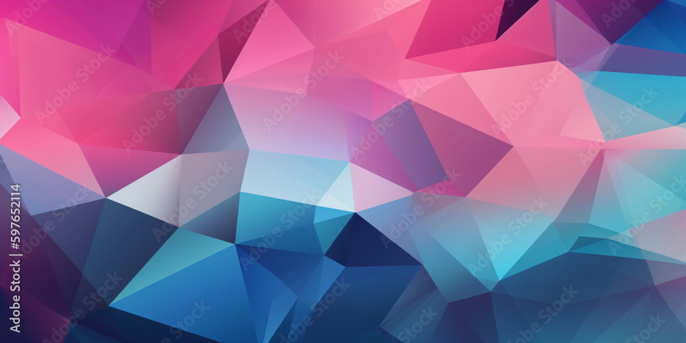 Obraz premium Abstrakter Polygon Hintergrund - mit KI erstellt