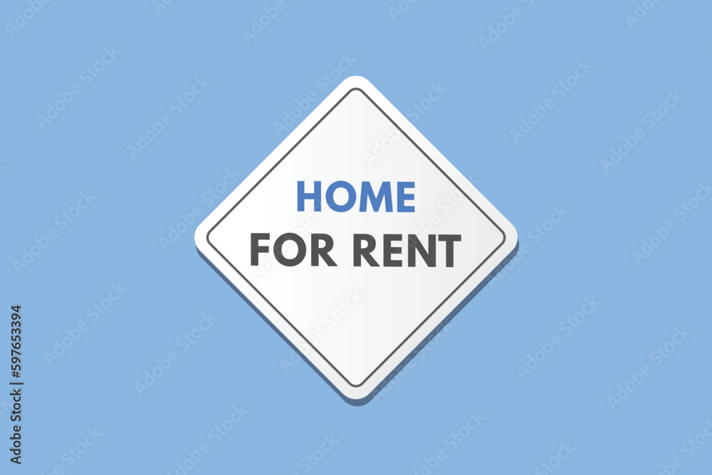 Home For rent text Button. Home For rent Sign Icon Label Sticker Web Buttons Home For rent text Button. Home For rent Sign Icon Label Sticker Web Buttons