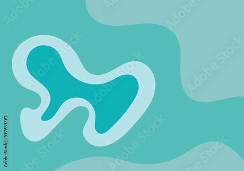 aquatic fluid shape marine biology plankton shape science biology theme background for advertisement banner website cover notebook package design landing page vector eps.
