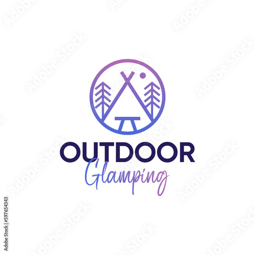 Outdoor emblem logo