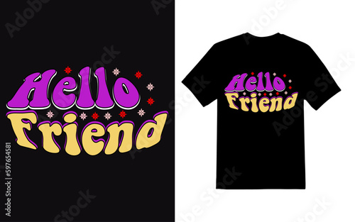 Best Wavy Retro Vintage Typography t Shirt Design vector groovy t shirt design gymnastic t shirt design