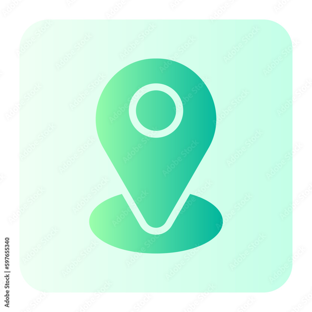 map pin gradient icon map pin gradient icon