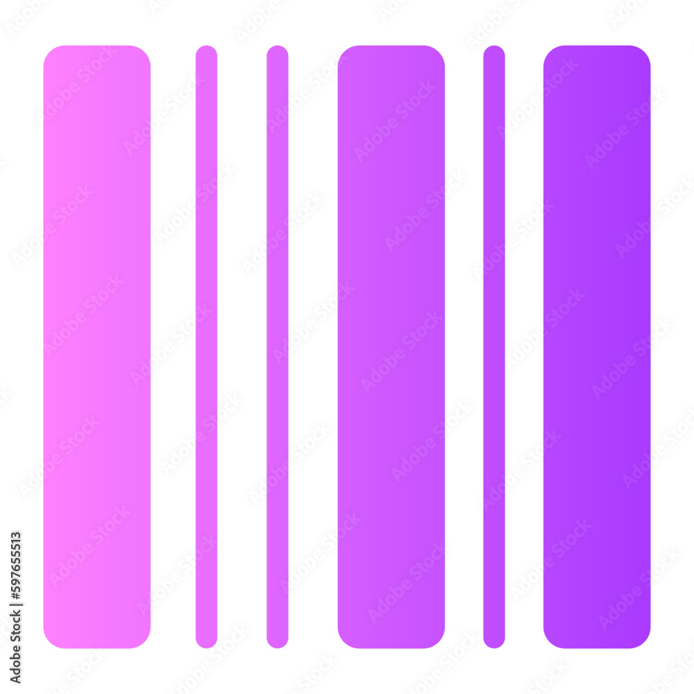 barcode gradient icon barcode gradient icon